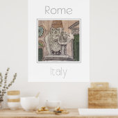 Reiseplakat für Rom Italien Poster (Küche)