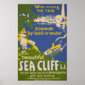 Reiseplakat für Sea Cliff, Long Island 2 Poster (Vorne)