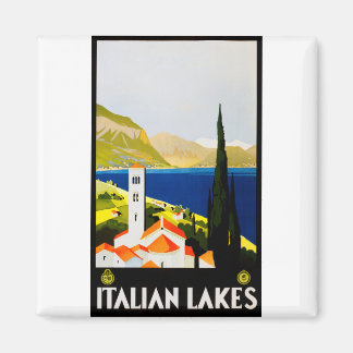 Reiseplakat für Seen Magnet