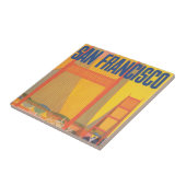 Reiseplakat für TWA nach San Francisco Fliese (Seite)