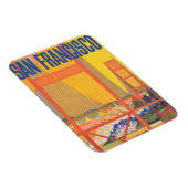 Reiseplakat für TWA nach San Francisco Magnet (Rechte Seite)