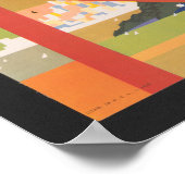 Reiseplakat für TWA nach San Francisco Poster (Ecke)