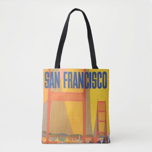 Reiseplakat für TWA nach San Francisco Tasche (Vorderseite)