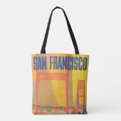 Reiseplakat für TWA nach San Francisco Tasche (Rückseite)