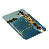 Reiseplakat für United Air Lines nach Hawaii Magnet (Rechte Seite)