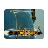 Reiseplakat für United Air Lines nach Hawaii Magnet (Horizontal)