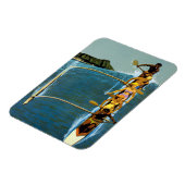 Reiseplakat für United Air Lines nach Hawaii Magnet (Linke Seite)