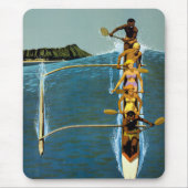 Reiseplakat für United Air Lines nach Hawaii Mousepad (Vorne)