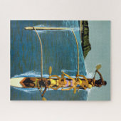 Reiseplakat für United Air Lines nach Hawaii Puzzle (Horizontal)