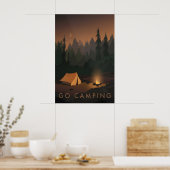 Reiseplakat "Go Camping" Poster (Küche)