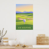 Reiseplakat "Go Golfing" Poster (Küche)