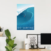 Reiseplakat Go Surfing Poster (Heimbüro)