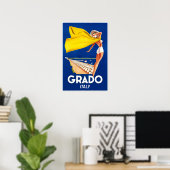 Reiseplakat Grado, Italien Poster (Heimbüro)