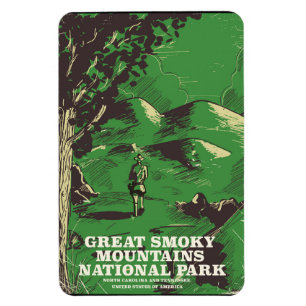 Reiseplakat Great Smoky Mountains National Park Magnet