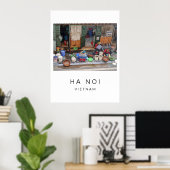Reiseplakat, Ha Noi Vietnam, kundenspezifisch Poster (Heimbüro)