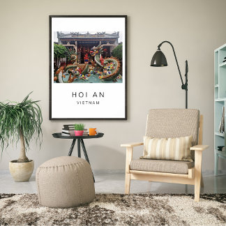 Reiseplakat, Hoi und Vietnam, kundenspezifisch Poster