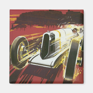 Reiseplakat im Vintage-Stil, Monaco Grand Prix Aut Magnet