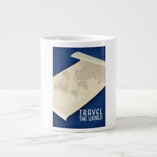 Reiseplakat im Vintagen Stil der Welt Jumbo-Tasse
