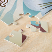 Reiseplakat im Vintagen Stil der Welt Puzzle (Seite)