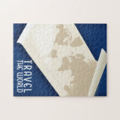 Reiseplakat im Vintagen Stil der Welt Puzzle (Horizontal)