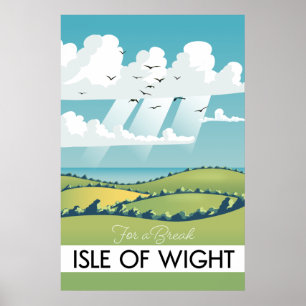 Reiseplakat Isle of Wight. Poster