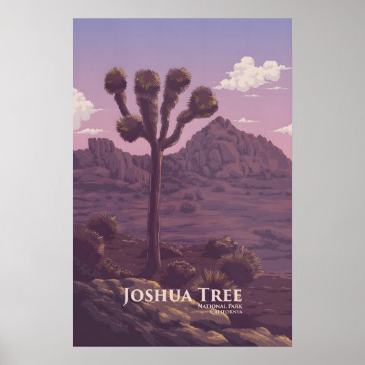 Reiseplakat Joshua-Tree-Nationalpark Poster (Vorne)