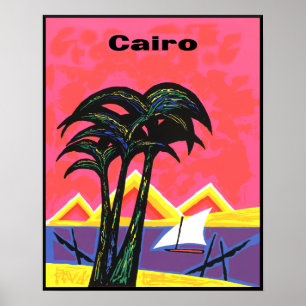 Reiseplakat Kairo, Ägypten Poster