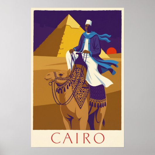 Reiseplakat Kairo, Ägypten Poster (Vorne)
