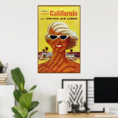 Reiseplakat Kalifornien Poster (Heimbüro)