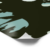 Reiseplakat Kanadisches Rockies Skigebiet Vintag Poster (Ecke)