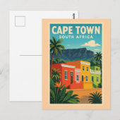 Reiseplakat Kapstadt, Südafrika, Postkarte (Vorne/Hinten)