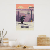Reiseplakat Kimberley Ski Resort Kanada Poster (Küche)