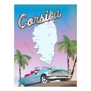 Reiseplakat Korsika Fotodruck