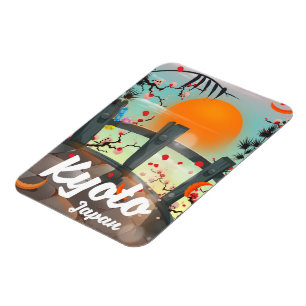 Reiseplakat Kyotos Japan Magnet