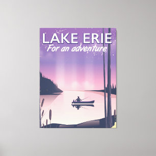 Reiseplakat Lake Erie Leinwanddruck