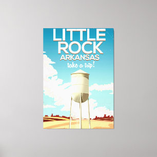 Reiseplakat Little Rock Arkansas Leinwanddruck