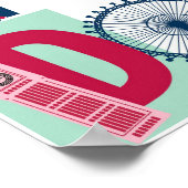 Reiseplakat - London Poster (Ecke)