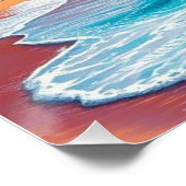 Reiseplakat | Manhattan Beach Wandkunst Heimdekora Poster (Ecke)