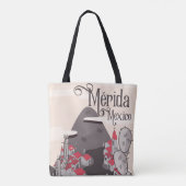 Reiseplakat Mérida Mexiko Tasche (Rückseite)