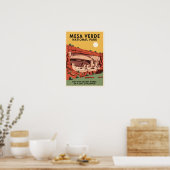 Reiseplakat Mesa Verde Nationalpark  Poster (Küche)