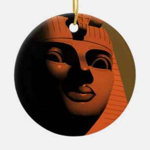 Reiseplakat mit Sphinx, Ägypten, Afrika Keramikornament