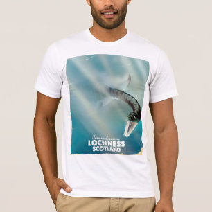 Reiseplakat Monsters Loch Ness Schottland Vintages T-Shirt