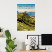 Reiseplakat Nationalpark Brecon Beacons Poster (Heimbüro)