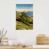 Reiseplakat Nationalpark Brecon Beacons Poster (Küche)