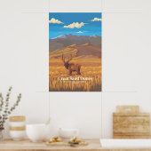 Reiseplakat Nationalpark Great Sand Dunes Poster (Küche)