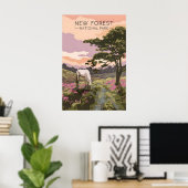 Reiseplakat Nationalpark New Forest Poster (Heimbüro)