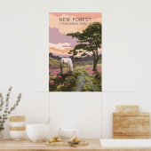 Reiseplakat Nationalpark New Forest Poster (Küche)