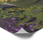 Reiseplakat Nationalpark Peak District Poster (Ecke)