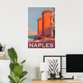 Reiseplakat Neapel Italien Italienischer Kunstdruc Poster (Heimbüro)