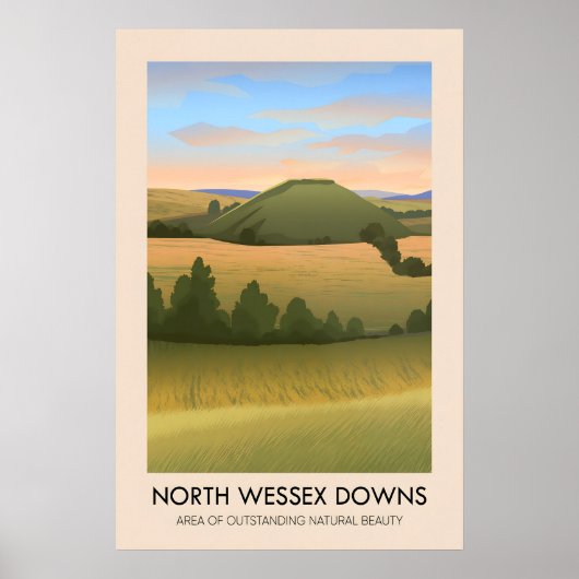 Reiseplakat North Wessex Downs AONB Poster (Vorne)